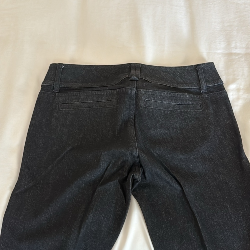 White House|Black Market dark blue flare jeans, Size 6 - Picture 3 of 4